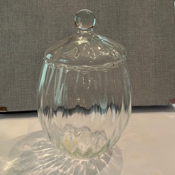 Princess House Accents Princess House Lidded Crystal Apothecary Jar